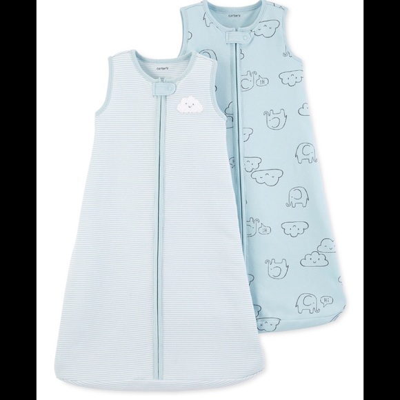2 pack NWT Carter’s Sleep Sacks size Small (0-3M) - Picture 2 of 5